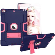 NIKCORP Oklopna maska za iPad 6/5 9,7" s ugrađenim stalkom, tamnoplava